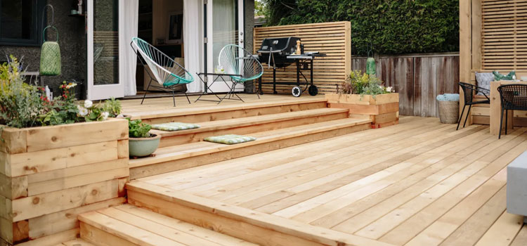 Cedar Decking in Lawndale, CA