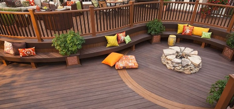 Gray TREX Decking in Lawndale, CA