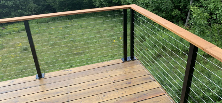 Installing Deck Cable Railing in Lawndale, CA